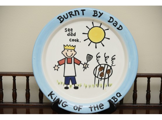 King Of BBQ Serving Platter