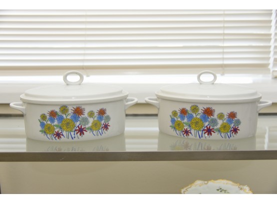 Matching Oven To Table Covered Casserole Dishes