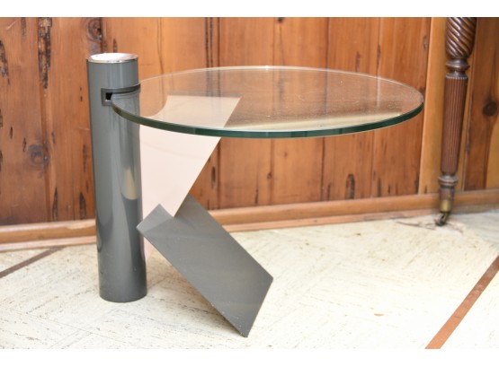Modern Round And Geometric Shape Side Table 23.5 X 21