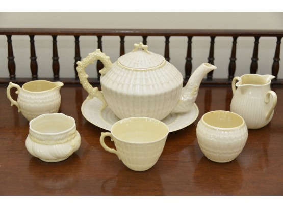 Irish Porcelain Tea Set With Extra Pieces