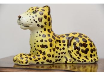 Ceramic Cheetah Statue