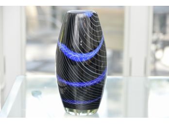 Swirl Glass Vase From Poland