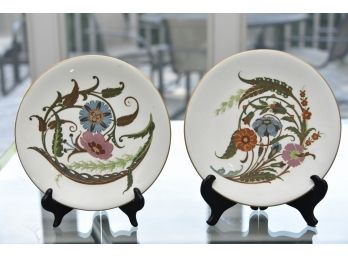 Pair Of Bailey Banks Biddle Botanical Dishes
