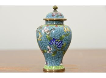 Cloisonné Small Covered Jar READ