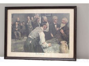 H.M. Brett 'The Hung Jury' Framed Print 21 X 16