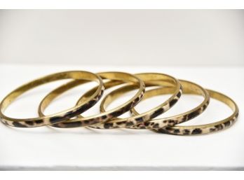 Animal Print Bangle Bracelets - S106