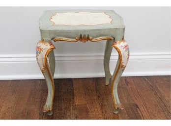 Small Hand Painted Table Made In Italy 9 X 13