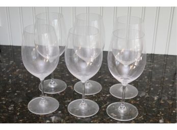 Set Of 6 Riedel White Wine Glasses