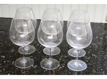Set Of 6 Riedel Red Wine Glasses