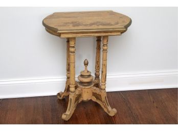 Distressed Wooden Side Table 15 X 22 X 25