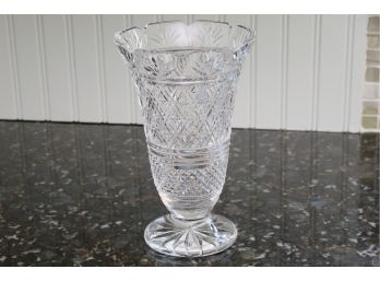 Waterford Cut Crystal Vase 10 Inches Tall