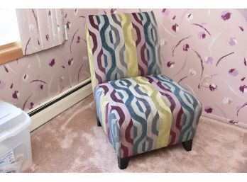 Kyle Armless Funky Colored Slipper Chair 28 X 35 X 39
