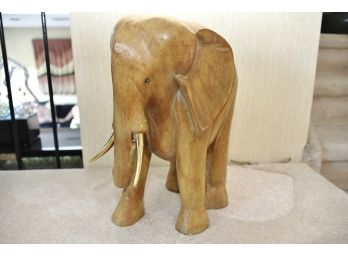 Ceramic Elephant Statue READ