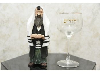 Rabbi Shapiro And Wine Cup