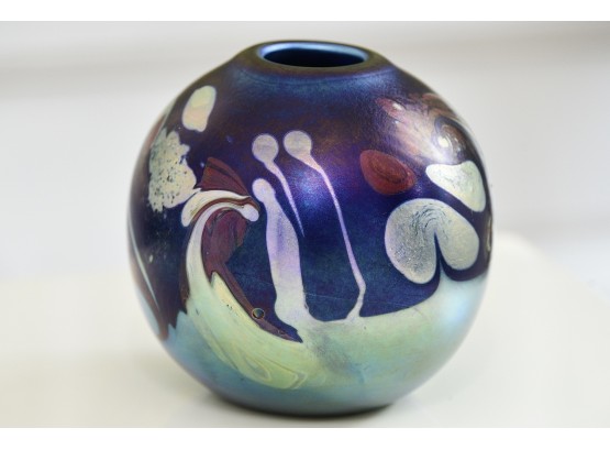 Loren Chapman Art Glass Vase