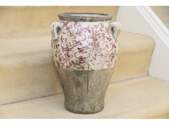 Three Shoulder Cement Vase