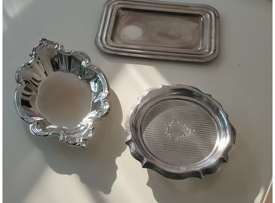 Vintage Grouping Of Silver Plate Items