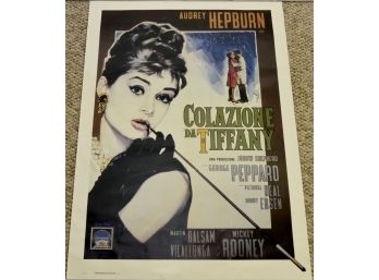 Breakfast At Tiffany Original Movie Poster In Italian 28 X 39