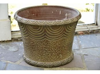 Large Terra Cotta Planter 21' Wide And 16' Tall