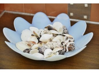 Opal Bowl Of Seashells