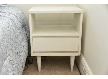 MCM Painted Side Table With Drawer