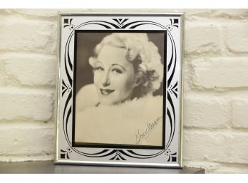 'Grace Moore' Signed Photo Framed 10 X 12