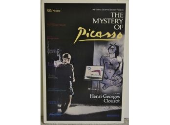 The Mystery Of Picasso Original Movie Poster 27 X 41