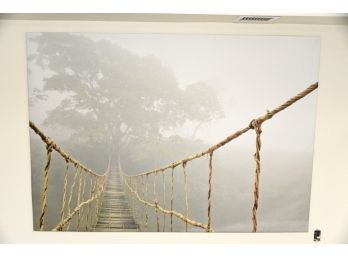 Large Format Rope Bridge Print On Canvas - 79 X 55