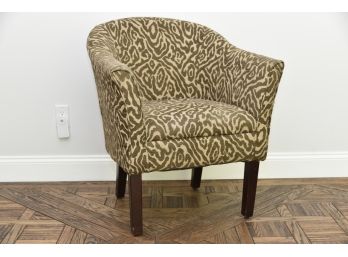 Animal Print Arm Chair - 29 X 25 X 33
