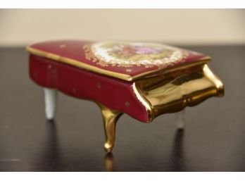 Limoges Grand Piano Trinket Box