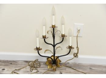 Candelabra Plug-in Wall Sconce