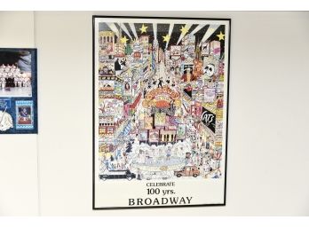 Broadway 100 Years - Charles Fazzino - 25 X 35