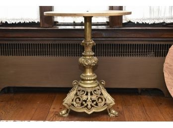 Claw Foot Brass Table Base 24 X 29