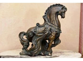 Ceramic Horse Sculpture 22 X 22 READ