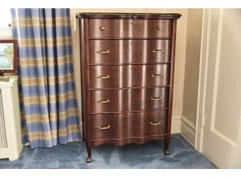 Antique Mahogany Chest Of Drawers 32 X 20 X 48
