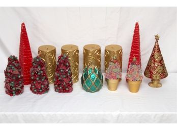 Large Collection Of Christmas Candles