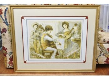 Jay Jalaude Pencil Signed And Numbered Limited Edition Lithograph 32 X 26 Art