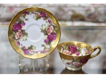 Royal Chelsea Porcelain Tea Cup And Saucer