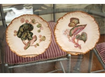 Pair Of Display Plates Made In France