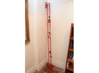 7 Foot Tall Christmas Ladder Display