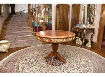 Round Center Hall Table 39 X 32