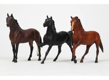 Trio Of Horse Figures