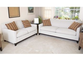 Rowe Furniture Sofa & Loveseat Excellent Condition 80 X 35 X 33 & 60 X 35 X 33