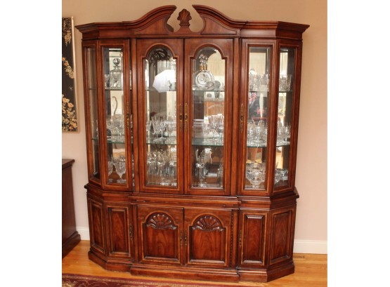Bernhardt Furniture Co. Hibriten China Cabinet 73 X 15 X 85 (Contents Sold Seperately)