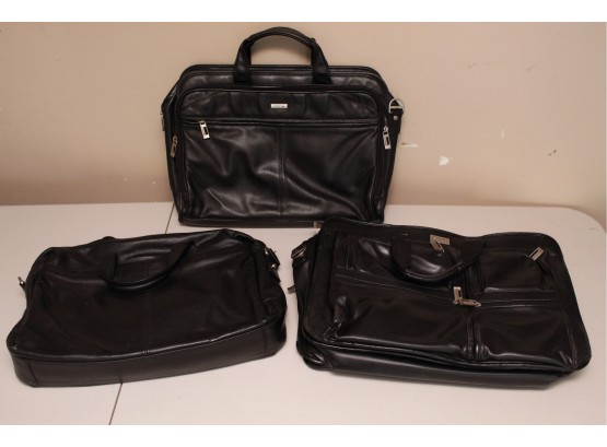 3 Black Travel Bags