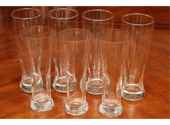 Seven Vintage  Pilsner Beer Glasses
