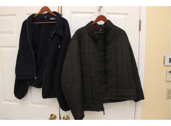 Calvin Klein And Polo Ralph Lauren Coats Size L And XL