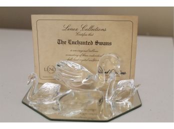 Lenox Collection Enchanted Swan Crystals