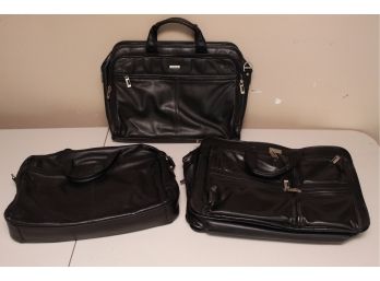 3 Black Travel Bags