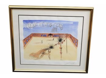 Salvador Dali 'Cosmic Arena' Signed And Numbered 28 1/2 X 25